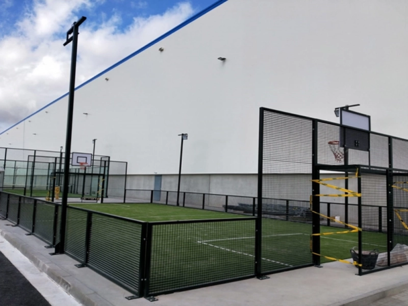 Pista multideporte de tramex